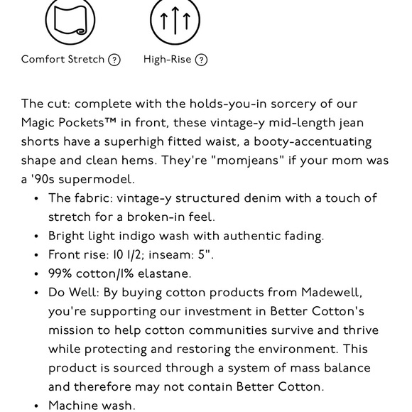 Madewell Jean shorts - Picture 2 of 4